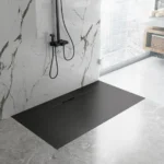 CĂDIȚA DUȘ BAZALT LONG BLACK 80x100
