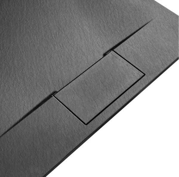 CĂDIȚA DUȘ BAZALT LONG BLACK 80x120
