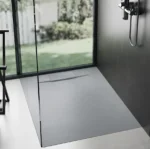 CĂDIȚA DUȘ BAZALT GREY 90x90