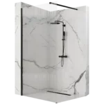 PARAVAN DE DUȘ AERO INTIMO BLACK 120