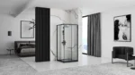 CABINA DE DUȘ PUNTO BLACK 80x100