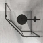 CABINA DE DUȘ DIAMOND BLACK 90x90
