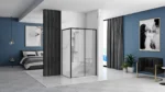 CABINA DE DUȘ SOLAR BLACK 80x100