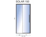CABINA DE DUȘ SOLAR BLACK 120