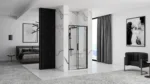 UȘA DE DUȘ RAPID SLIDE BLACK 150