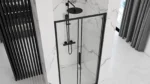 UȘA DE DUȘ RAPID SLIDE BLACK 160