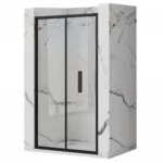 UȘA DE DUȘ RAPID FOLD BLACK 80