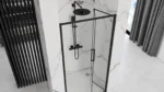 UȘA DE DUȘ RAPID FOLD BLACK 100