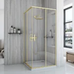 CABINA DE DUȘ CITY BRUSH GOLD 80X80