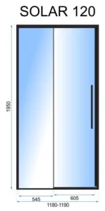 UȘA DE DUȘ SOLAR BLACK 100