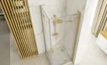 CABINA DE DUȘ HUGO GOLD BRUSH 90x90