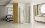 CABINA DE DUȘ HUGO GOLD BRUSH 90x90