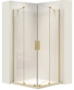 CABINA DE DUȘ MONTANA DOUBLE BRUSH GOLD 80x100
