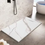 CĂDIȚA DUȘ BAZALT CARRARA WHITE 90x120