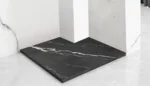 CĂDIȚA DUȘ BAZALT CARRARA BLACK 90x90