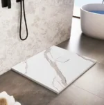CĂDIȚA DUȘ MAGNUM CARRARA WHITE 80x100