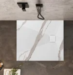 CĂDIȚA DUȘ MAGNUM CARRARA WHITE 90x90