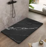 CĂDIȚA DUȘ MAGNUM CARRARA BLACK 80x100