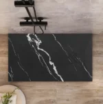 CĂDIȚA DUȘ MAGNUM CARRARA BLACK 80x100