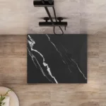 CĂDIȚA DUȘ MAGNUM CARRARA BLACK 90x90
