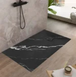 CĂDIȚA DUȘ MAGNUM CARRARA BLACK 90x120