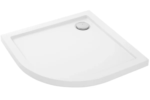 CĂDIȚA DUȘ LOOK WHITE 80x80