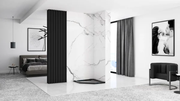 CĂDIȚA DE DUȘ DIAMOND BLACK 90x90