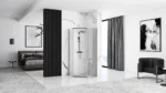 CABINA DE DUȘ AXIN CHROME 90x90