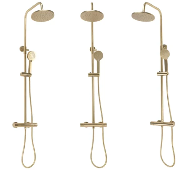COLOANA DE DUȘ PAROT BRUSH GOLD+TERMOSTAT