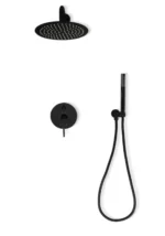 SET DE DUȘ INCASTRAT LUNGO BLACK METALLIC+BOX