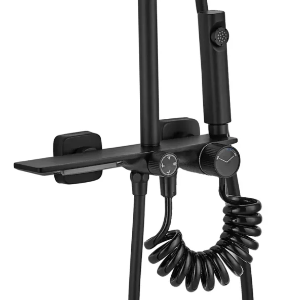 COLOANA DE DUȘ HELIX BLACK