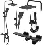 COLOANA DE DUȘ HELIX BLACK