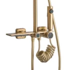 COLOANA DE DUȘ HELIX GOLD BRUSH