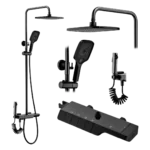COLOANA DE DUȘ ROB BLACK+TERMOSTAT