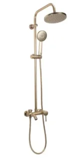COLOANA DE DUS LUIS GOLD MAT BRUSH PERIAT