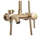 COLOANA DE DUS LUIS GOLD MAT BRUSH PERIAT