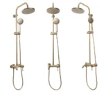COLOANA DE DUS LUIS GOLD MAT BRUSH PERIAT