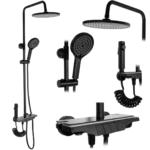 COLOANA DE DUȘ SAVIO LED BLACK