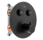 SET DE DUȘ INCASTRAT LUNGO BLACK CU TERMOSTAT