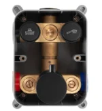 SET DE DUȘ INCASTRAT LUNGO GOLD+BOX CU TERMOSTAT