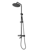 COLOANA DE DUȘ LUNGO BLACK METALLIC+TERMOSTAT