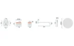 SET DE DUȘ INCASTRAT LUNGO COPPER+TERMOSTAT