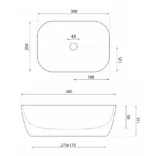 LAVOAR PE BLAT BELINDA MINI STONE MAT