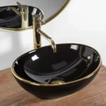 LAVOAR PE BLAT SOFIA BLACK GOLD EDGE