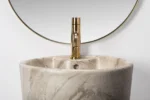 LAVOAR FREESTANDING BLANKA NATURAL MAT MARBLE