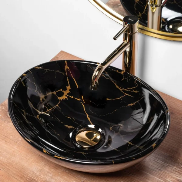 LAVOAR PE BLAT SOFIA BLACK MARBLE