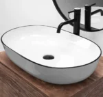 LAVOAR PE BLAT CLEO WHITE BLACK EDGE