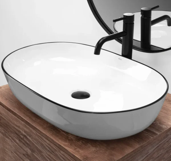 LAVOAR PE BLAT CLEO WHITE BLACK EDGE