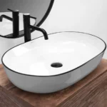 LAVOAR PE BLAT CLEO WHITE BLACK EDGE