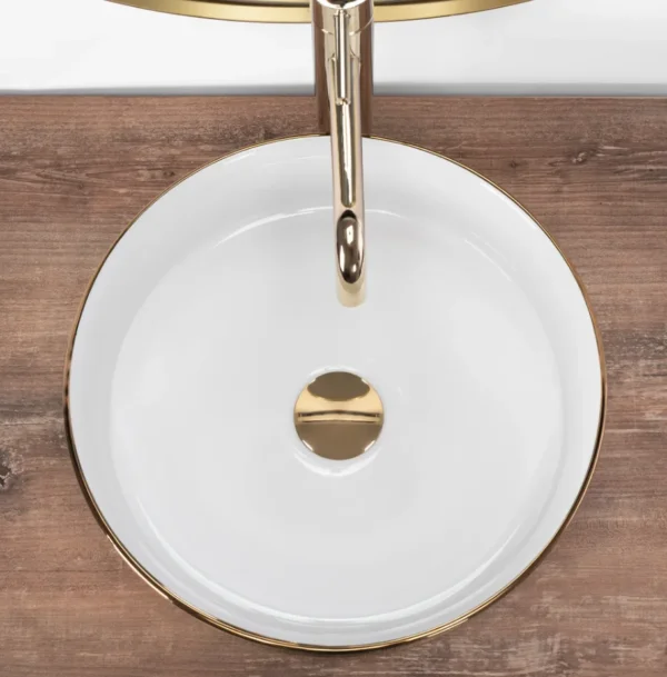 LAVOAR PE BLAT SAMI WHITE GOLD BRUSH